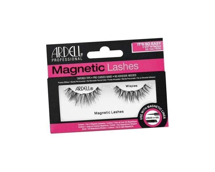 Ardell Single Magnetic Lashes Style Wispies - Ideal for Use with Magnetic Lash Liner