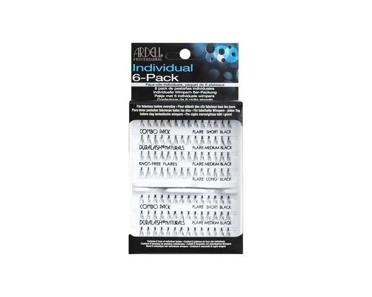 ARDELL Knot-Free Individuals Combo Eye Lashes Black