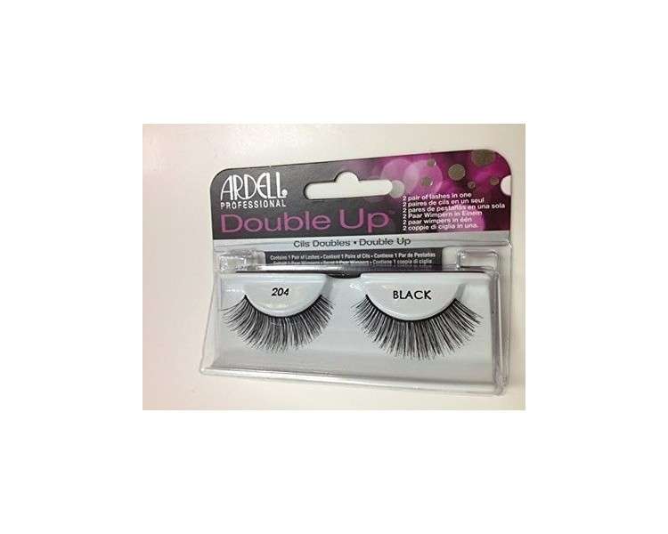 Ardell Professional Double Up Lashes 100% Human Hair Double Up 204 Black