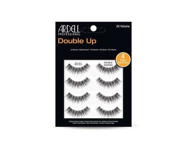 Ardell Double Up Double Wispies False Eyelashes - Pack of 4