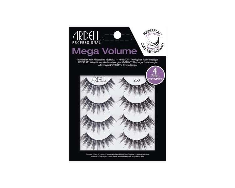 Ardell Mega Volume False Eyelashes - Pack of 4