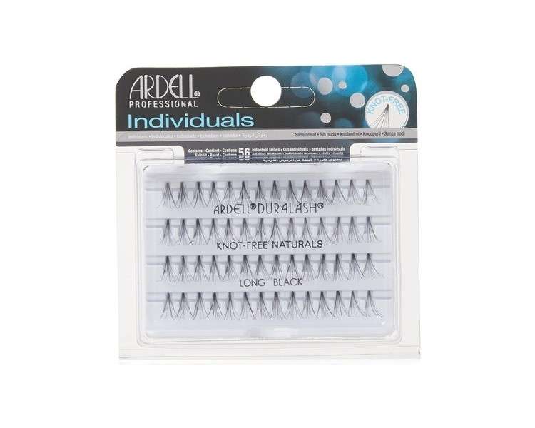 Ardell Individuals Long Black Knot Free False Eyelashes 56 Count