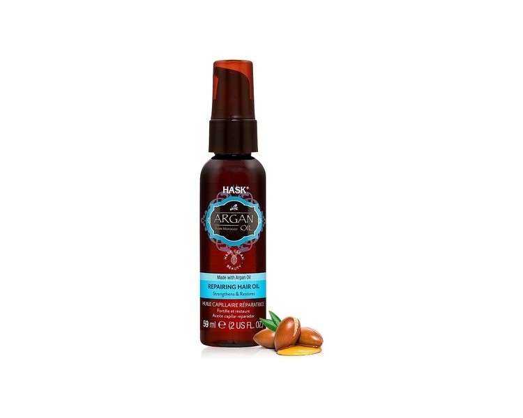 Chivalrylist Hask Repairing Shine Hair Oil with Argan Oil 2oz