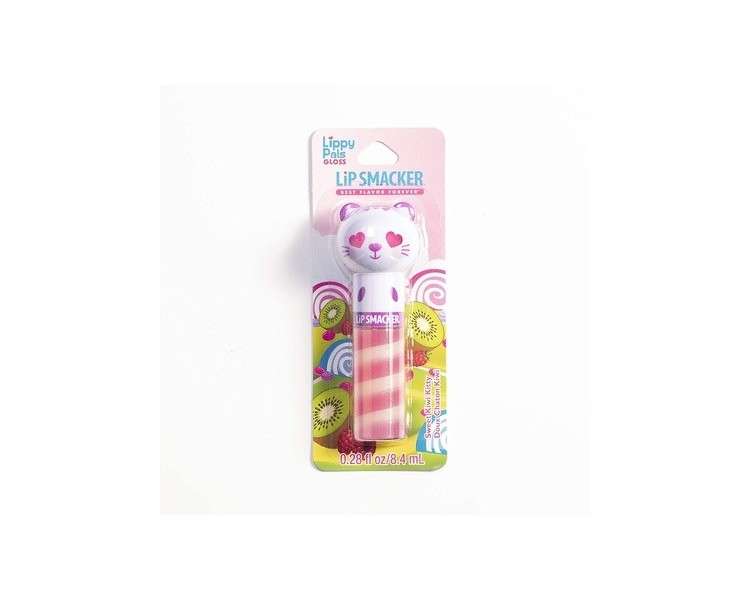 Lip Smacker Lippy Pals Nourishing Lip Gloss with Cat Head and Kiwi Flavor - Cat/Kiwi Flavor