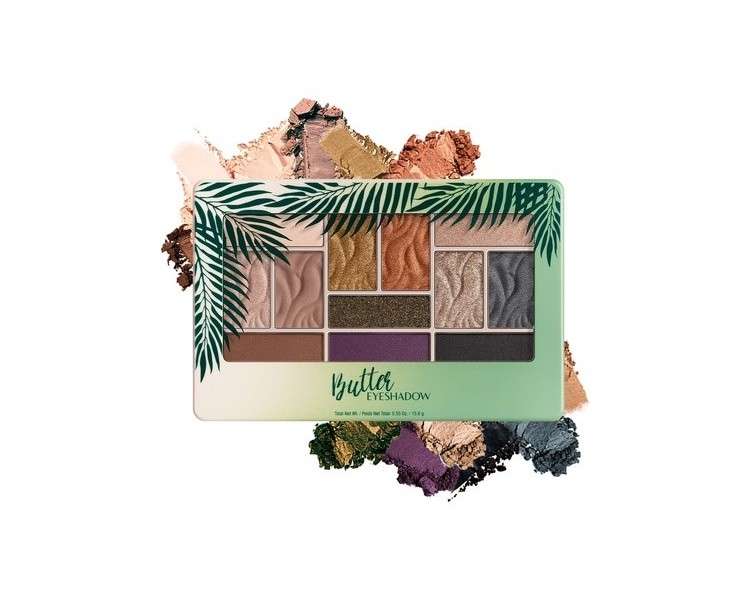 Physicians Formula Eyeshadow Palette Soft and Creamy Shades in 12 Different Tones with Tucuma, Cupuacu and Essential Fatty Acids - Sultry Nights