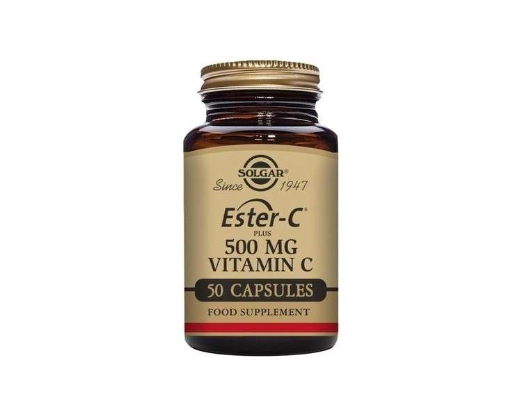 Solgar Ester C Plus 50 Capsules 500mg