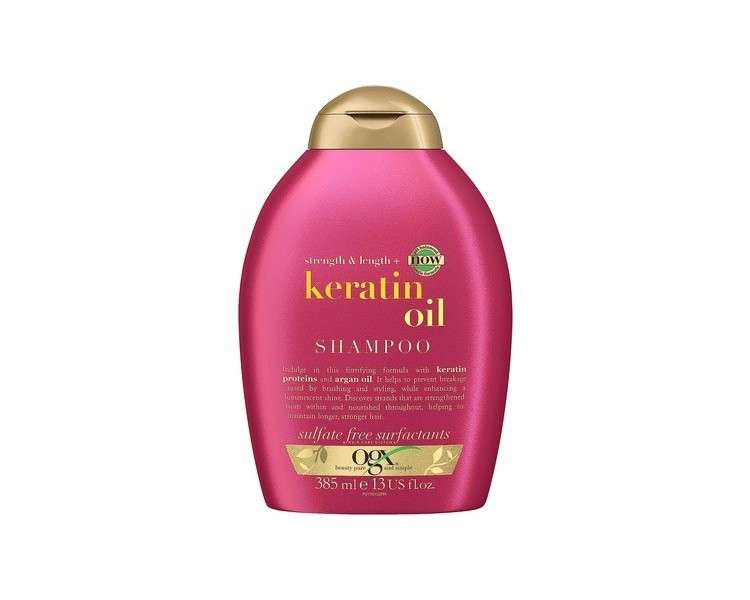 OGX Strength and Length Keratin Oil Shampoo 385ml