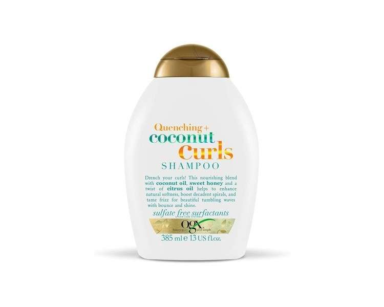 OGX Coconut Shampoo for Curly Hair 385ml Sulfate Free Surfactants