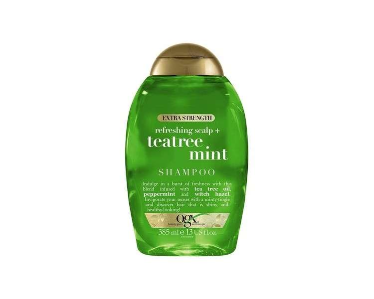Ogx Refreshing Scalp Teatree Extra Strong Shampoo 385ml
