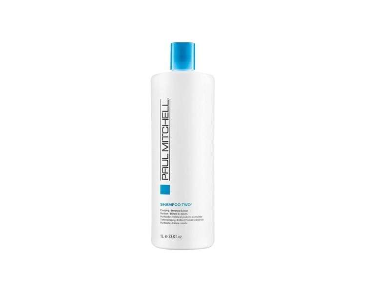 Paul Mitchell Shampoo Two Clarifying Shampoo for Oily Hair and Scalp 300ml - 1 Liter