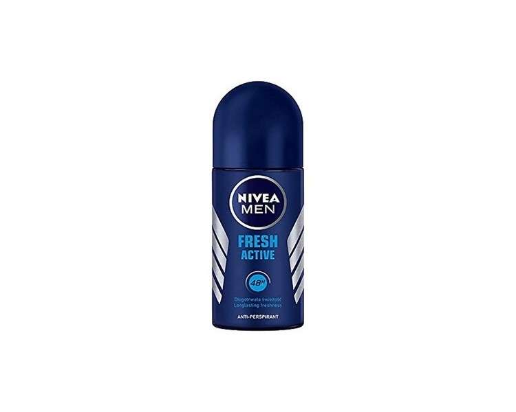 Nivea Men Fresh Active Roll-On Antiperspirant 50ml