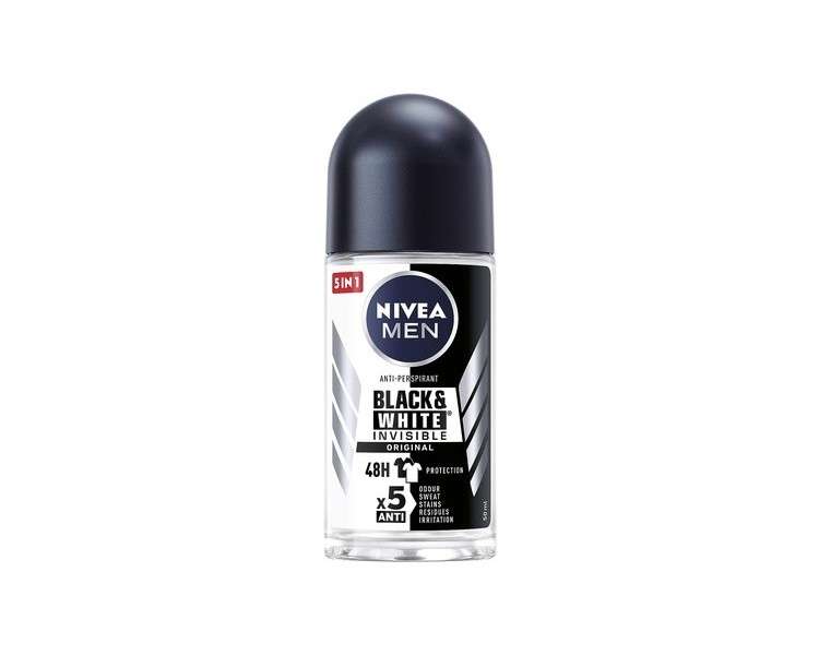 Nivea Black&White Invisible Original Antiperspirant Roll-On 50ml