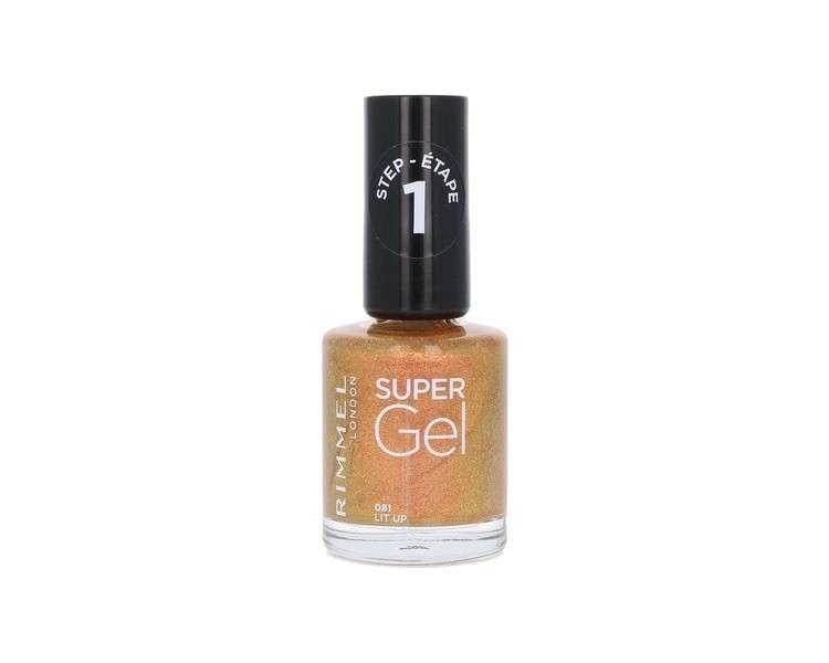 Rimmel Super Gel Nail Polish Lit Up 081 12ml