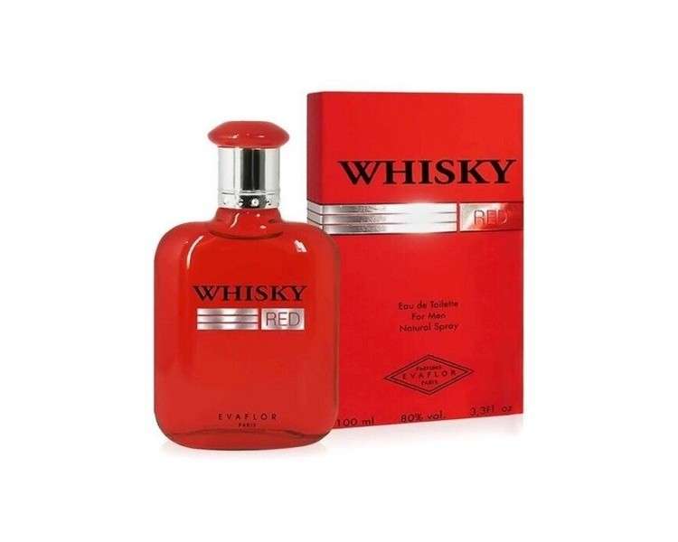 Evaflor Red for Men Whisky Eau de Toilette EDT 100ml