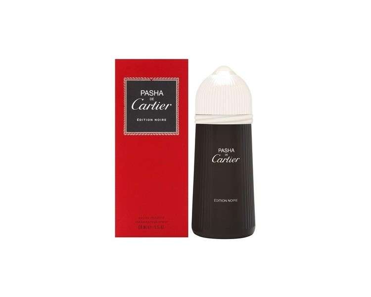 Cartier Pasha de Edition Noire Eau de Toilette Cologne 5.0 Fluid Ounce