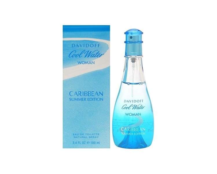 Davidoff Cool Water Caribbean Summer Edition For Women Eau De Toilette 100ml