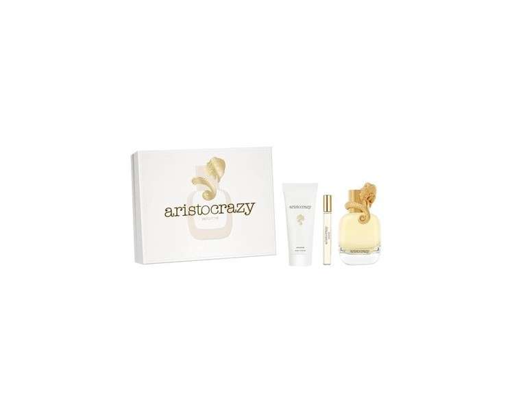 Intuitiv Aristocrazy EDT 80ml Spray with Body Lotion 75ml and Mini EDT 10ml