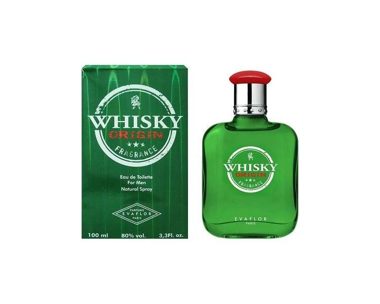 Whisky Origin Eau de Toilette 100ml Men's Perfume Natural Spray