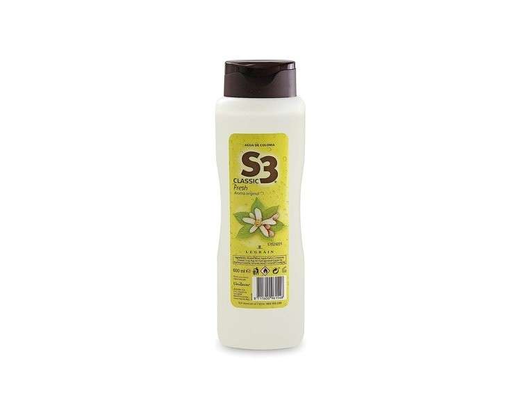 JL Legrain S3 Classic Body Splash Cologne 600ml