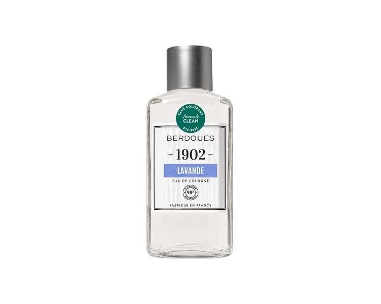 BERDOUES 1902 Lavender Eau de Cologne Fresh and Floral Scent Made in France 8.3 fl.oz.