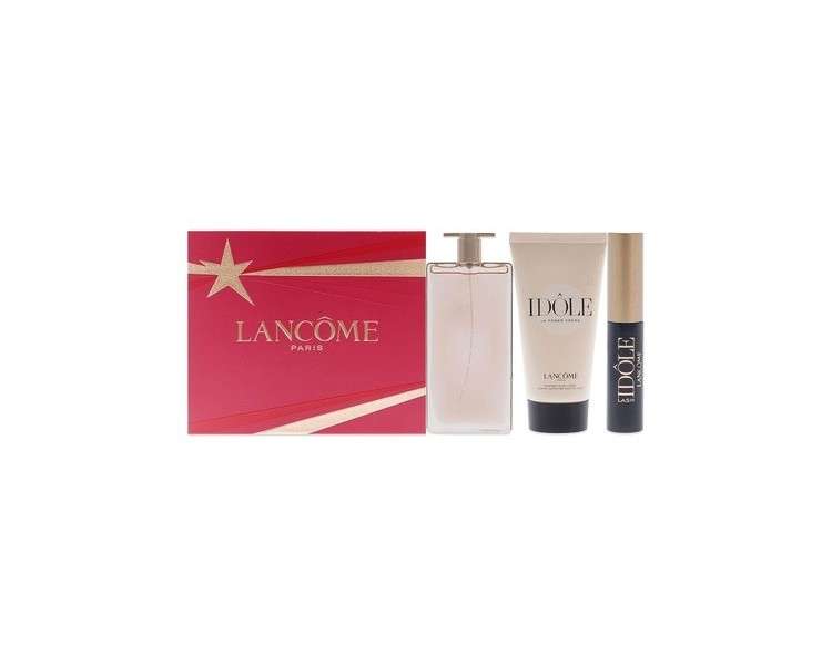 Lancome Idole Eau de Parfum Spray 50ml, Body Cream 50ml and Mascara 2.5ml