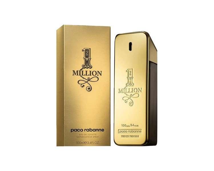 1 Million by Paco Rabanne Men's Eau de Toilette Tester 3.4 fl oz 100 ml