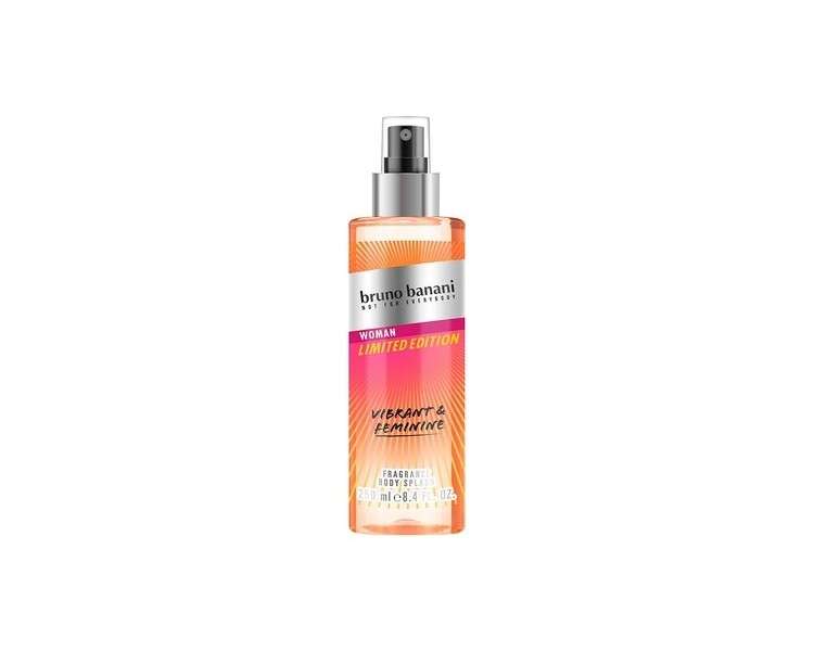 Bruno Banani Woman Limited Edition 2021 Oriental-Fruity Summer Scent Body Splash Spray 250ml