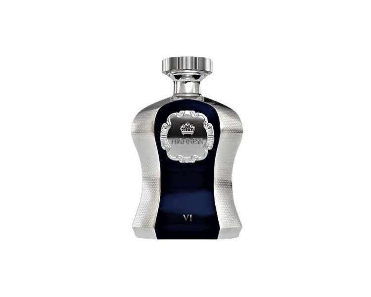 Afnan Highness VI Blue for Men Eau De Parfum Spray 3.4 Ounce