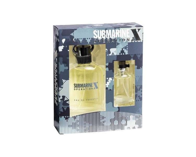 Real Time Submarine Operation X Eau De Toilette Gift Set for Men 100ml + 15ml