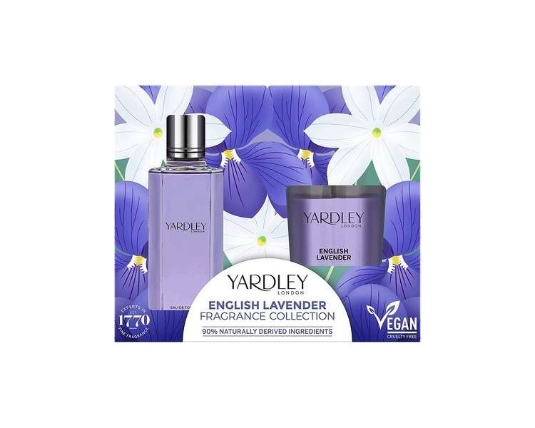 Yardley London Traditional English Lavender Eau De Toilette And Scented Candle