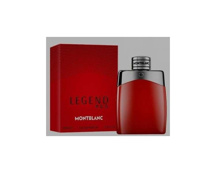 Legend Red Mont Blanc Men EDP Spray 3.3oz 100ml Authentic Made in France