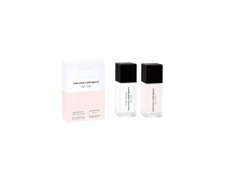 Narciso Rodriguez For Her Box - EdT 20ml and EdP Pure Musc