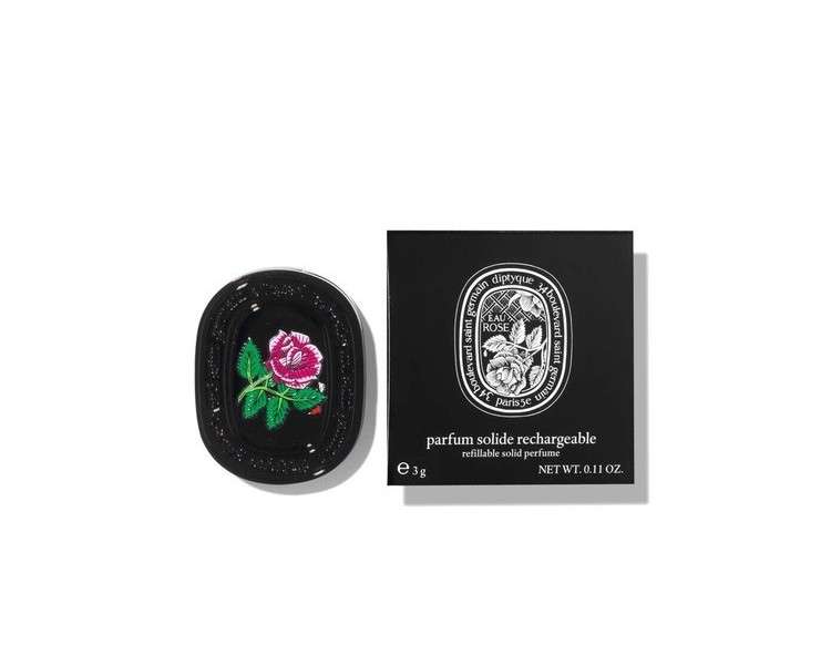 Diptyque Eau Rose Refillable Solid Perfume 0.11 Oz 3 G New & Sealed