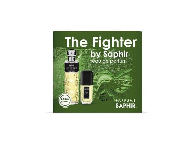 Parfums Saphir Unisex The Fighter Set 2 Pieces