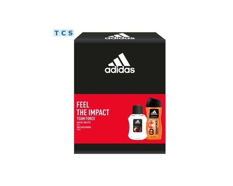 Adidas Gift set Team Force Eau De Toilette 50 ml + Shower gel 250ml