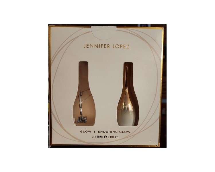 JLo Jennifer Lopez Glow EDT & Enduring Glow by JLO EDP 2pc Set 1oz Each