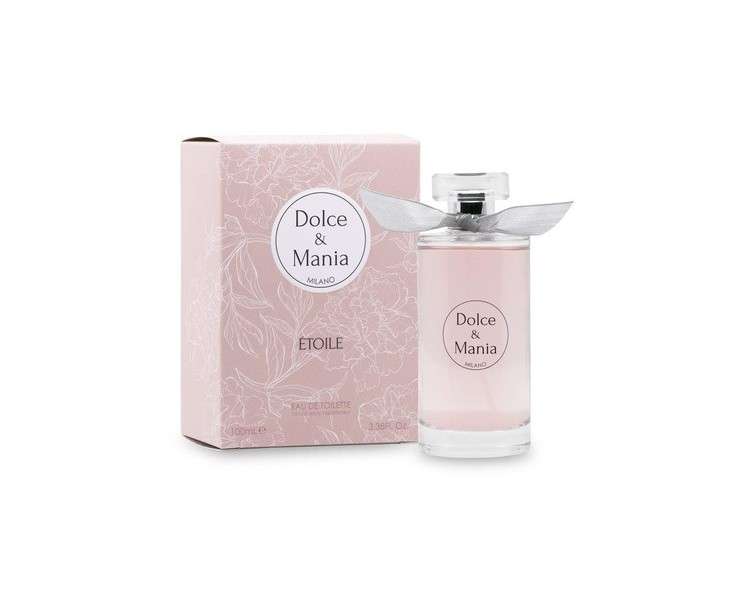 DOLCE & MANIA Etoile Eau de Toilette for Women with Flowers and Papriata 100ml - Made in Italy