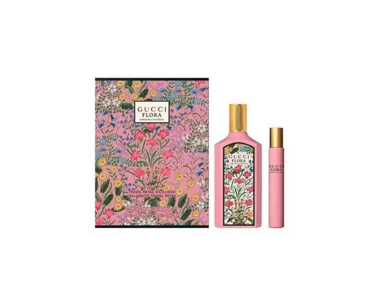 Gucci Ladies Flora by Gorgeous Gardenia Eau de Parfum Set100ml+10ml