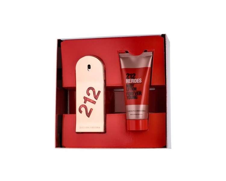 Carolina Herrera 212 Heroes For Her Set (Eau de Parfum 50ml + BL 100ml)