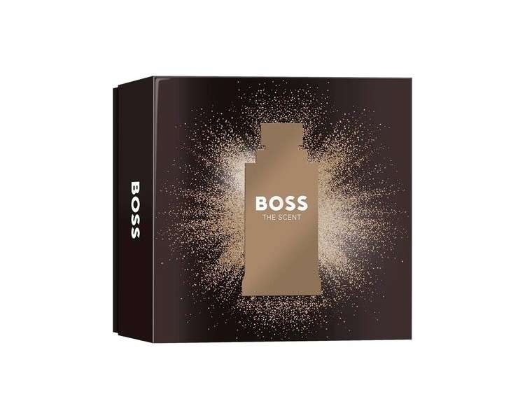 BOSS Men's The Scent Eau de Toilette Festive Giftset 50ml and Spray Deodorant 150ml - Pack of 2