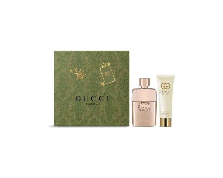 Gucci Guilty Pour Femme Eau de Toilette 50ml Spray and 50ml Body Lotion