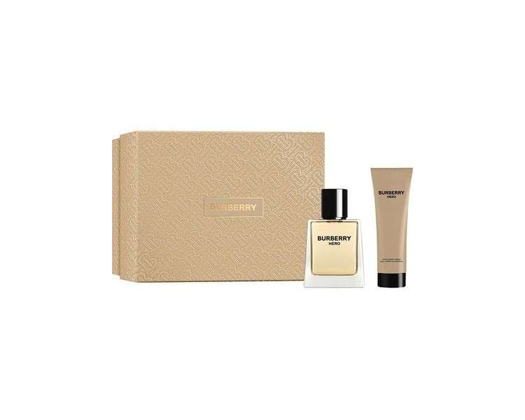 Burberry Hero Gift Set Eau de Toilette Spray 50ml and Shower Gel 75ml