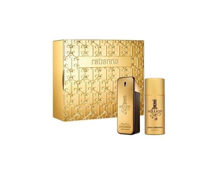 Coffret Paco Rabanne One Million Pour Homme Eau de Toilette 100ml + Deodorant 100ml