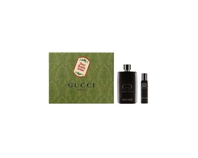 Gucci Guilty Pour Homme 3.0 oz EDP Spray Mens Cologne 0.5 oz EDP Spray Set