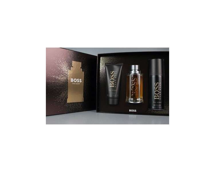 Hugo Boss The Scent Set Eau de Toilette 100ml Shower Gel 100ml Deospray 150ml