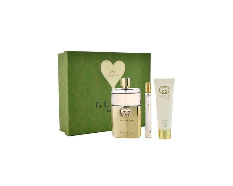 Gucci Guilty 90ml Eau de Parfum 50ml Body Lotion 10ml EDP