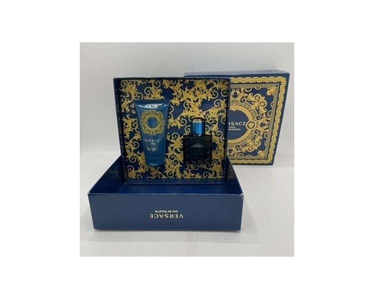 Versace Eros Eau De Toilette 30ml and Invigorating Shower Gel 50ml