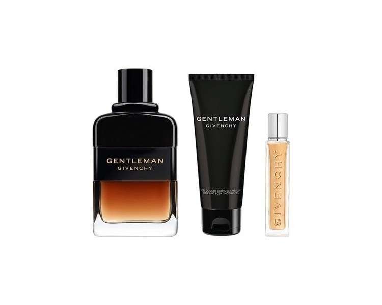 Givenchy Gentleman Reserve Privee 3 Piece Set 100ml EDP 75ml Shower Gel 12.5ml Spray