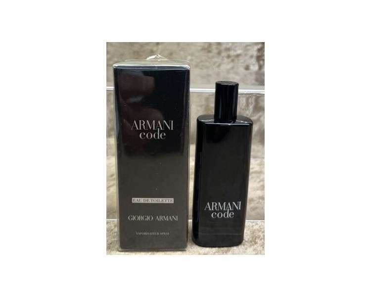 Armani Code Giorgio Armani Eau De Toilette 0.5 fl. oz. 15 ml Spray Sealed Box