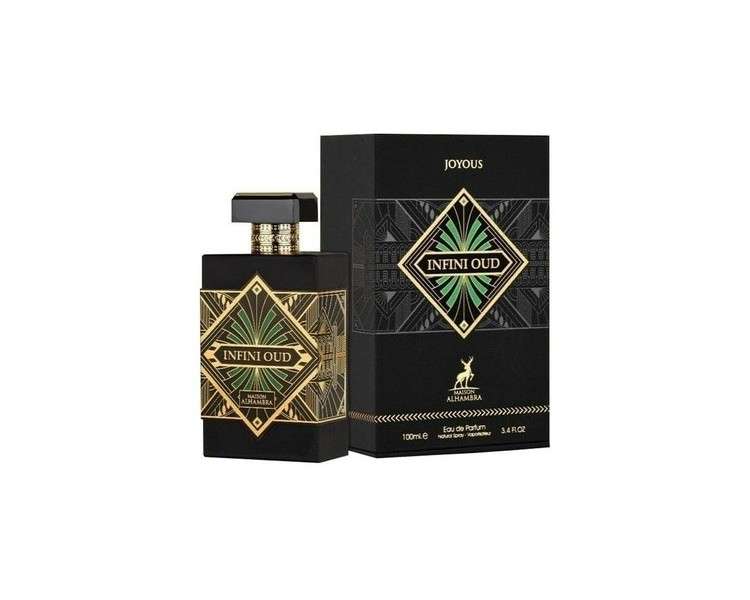 Maison Alhambra Joyous Infini Oud Eau De Parfum Spray 3.4 Ounce Unisex